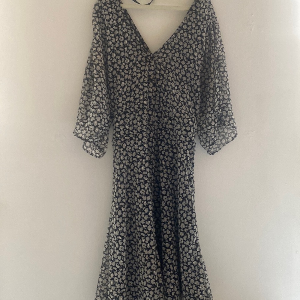 AllSaints Flowy floral mini dress